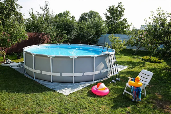 above ground swimming pool